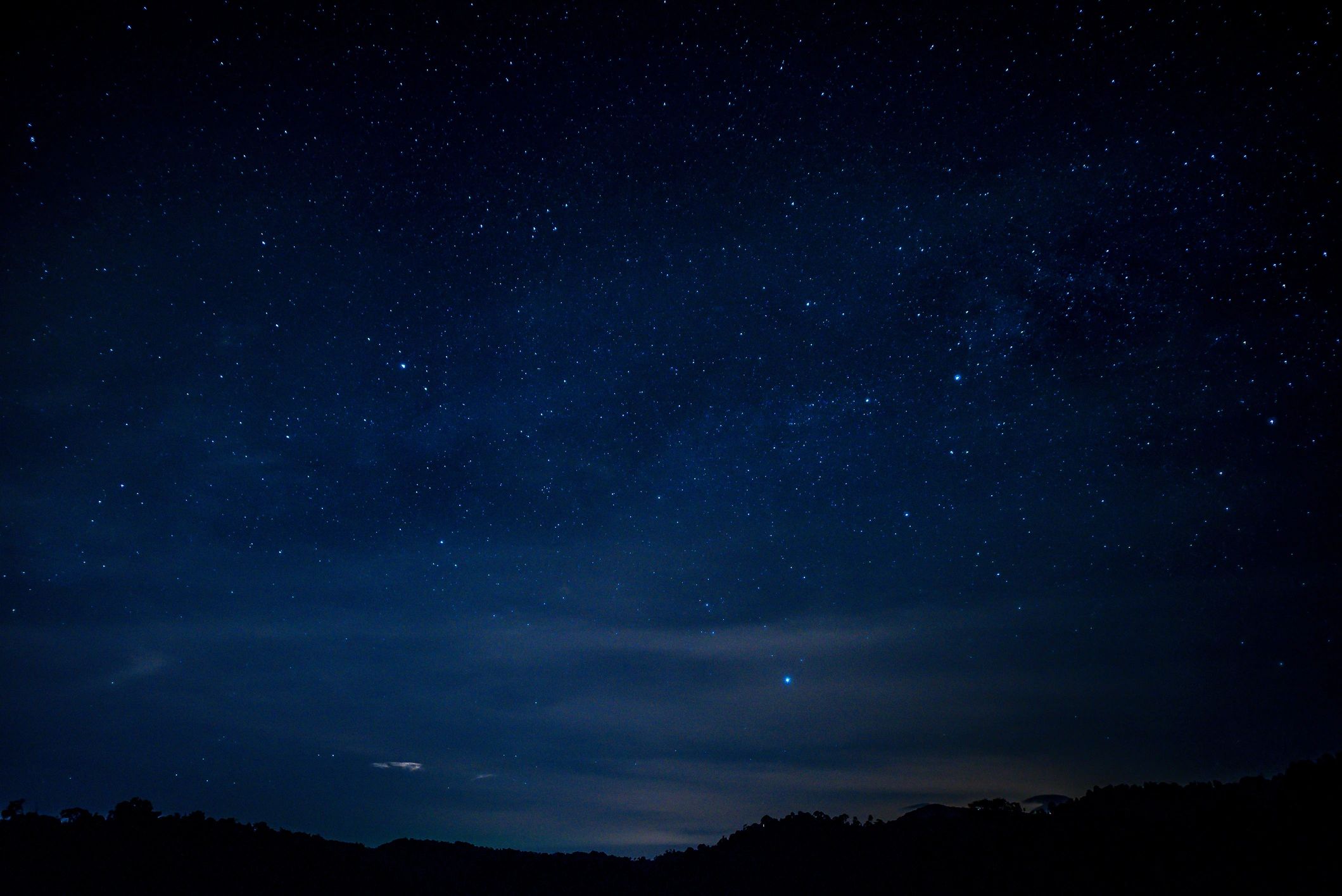 Milky Way night sky symbolizing quiet reflection